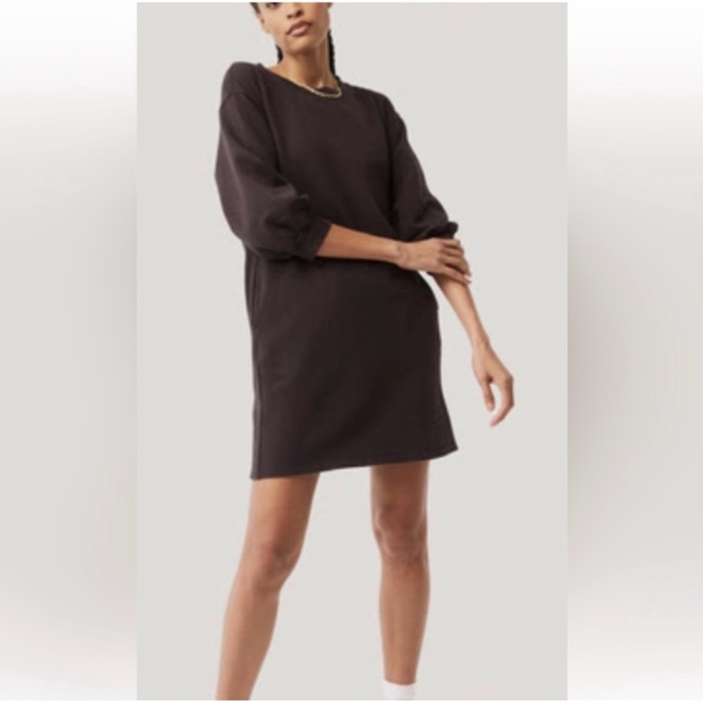 Pact organic cotton sweater mini dress size small